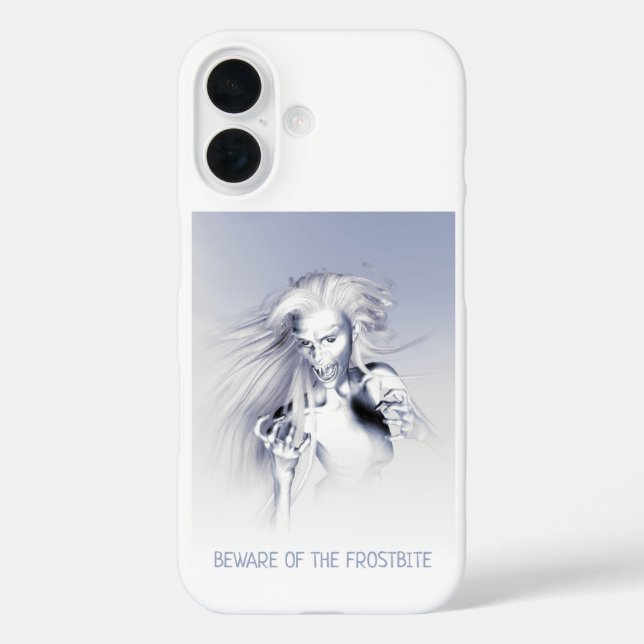 Beware of the Frostbite. Ice vampire Case-Mate iPhone Case (Back)