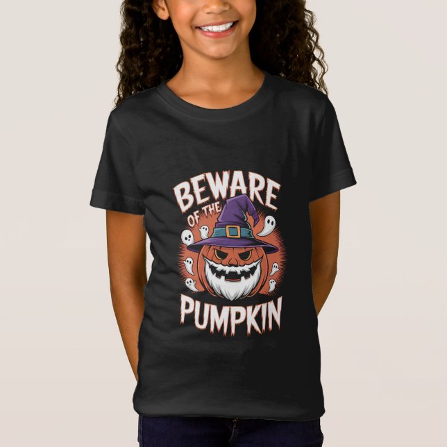 Beware of the pumpkin Halloween T-Shirt (Front)