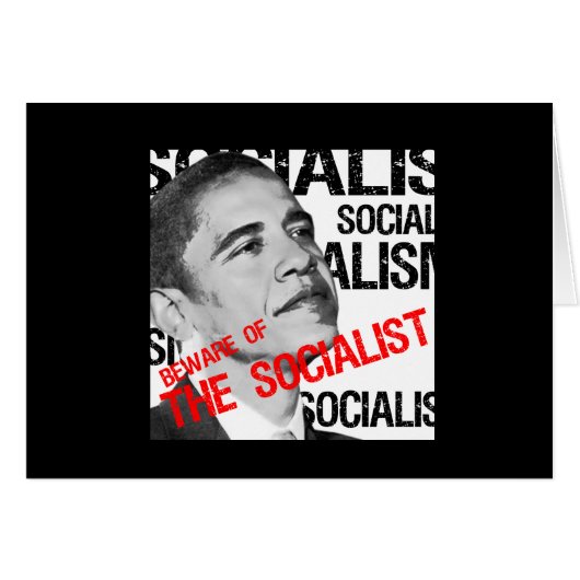 Beware of the Socialist Cards (Front Horizontal)
