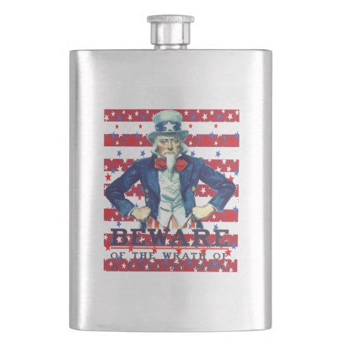 Beware of The Wrath of the Patient Man Flask