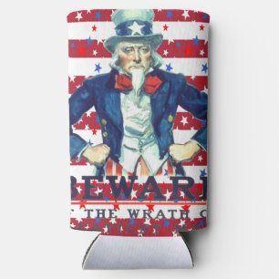 Beware of The Wrath of the Patient Man Seltzer Can Cooler