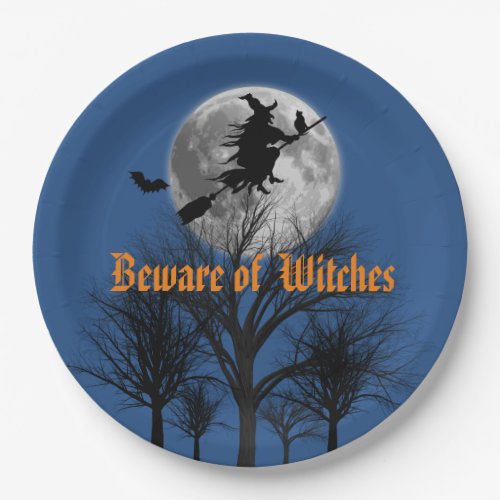 Beware of Witches Paper Plates