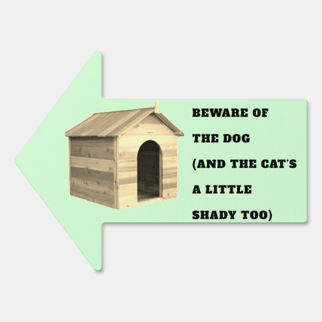 BEWARE OF YARD SIGN (Front)