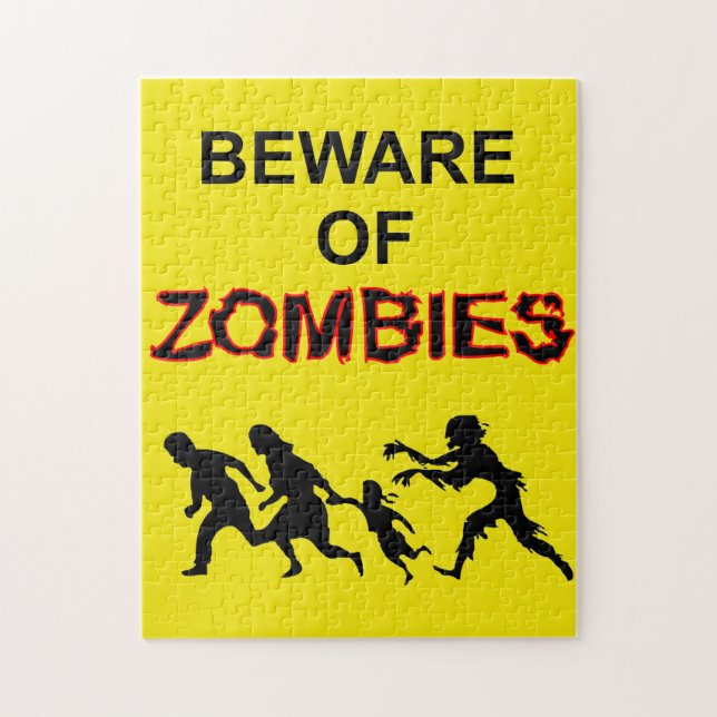 Beware of Zombie Puzzle (Vertical)