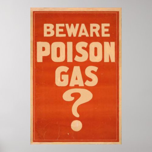  Beware Poison Gas ww poster