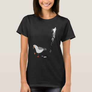 Beware Seagull Albatros Bird Crack Gull Beach Bir T-Shirt