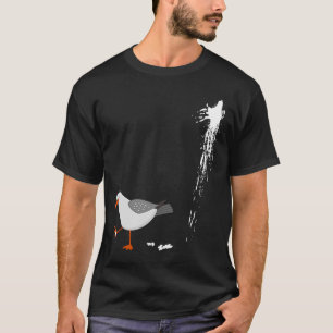 Beware Seagull Albatros Bird Crack Gull Beach Bir T-Shirt