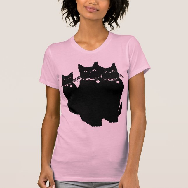 Beware the Black Cat T-Shirt (Front)