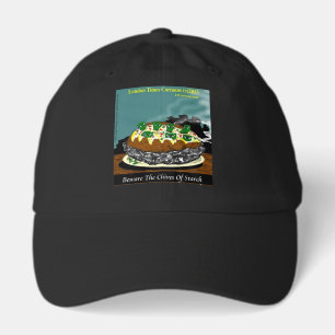 Beware the Chives of Starch – Funny Foodie Cartoon Hat