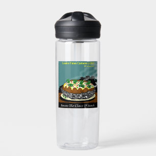 Beware the Chives of Starch – Funny Foodie Cartoon Water Bottle