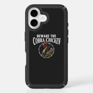 Beware The Cobra Chicken Funny Sarcastic Meme Desi iPhone 16 Case