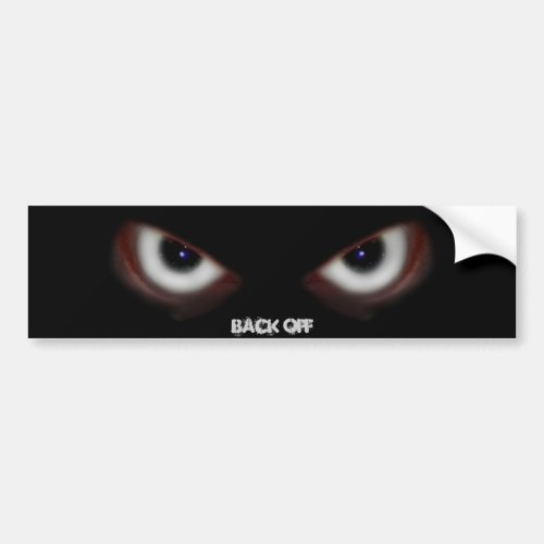 BEWARE THE EVIL EYES BUMPER STICKER