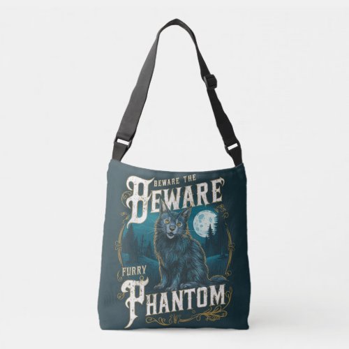 Beware the Furry Ghost A Halloween Tale Crossbody Bag