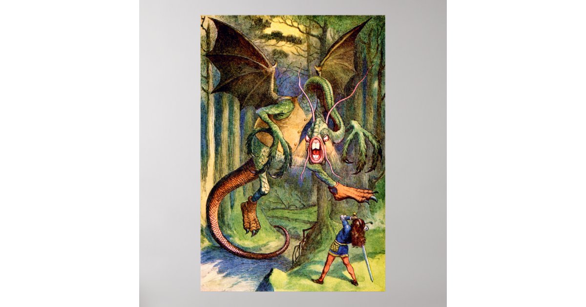 Beware the Jabberwocky, My Son Poster | Zazzle