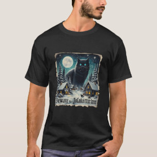 Beware The Jolakotturinn Yule Cat Icelandic Christ T-Shirt