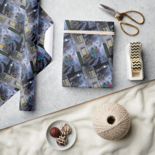 Beware the Moon Painting by Alfred Fox Wrapping Paper