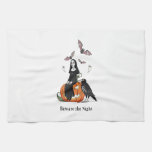 Beware the Night Spooky Nun Kitchen Towel