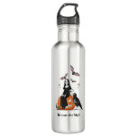 Beware the Night Spooky Nun Stainless Steel Water Bottle