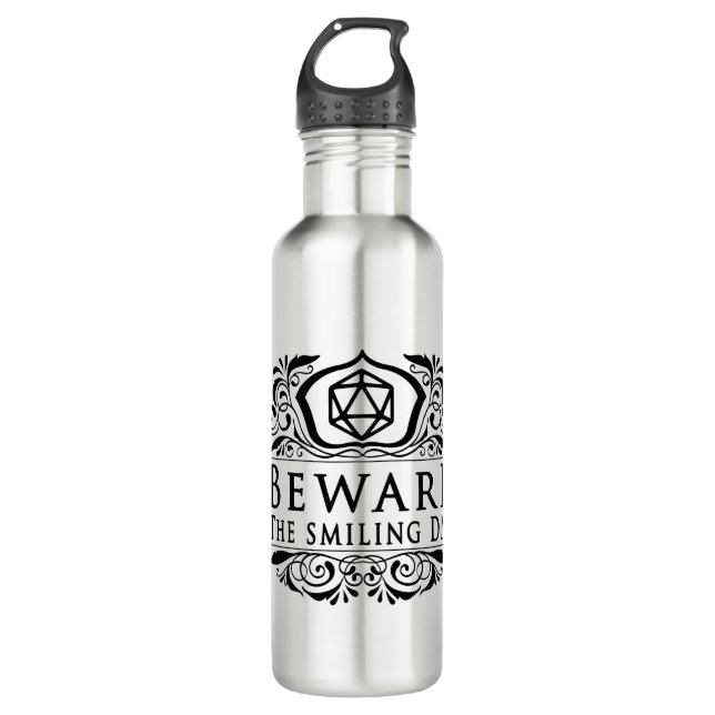 Beware the smiling DM V4 Stainless Steel Water Bottle (Front)