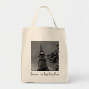 'Beware the Witching Hour' Canvas Tote Bag