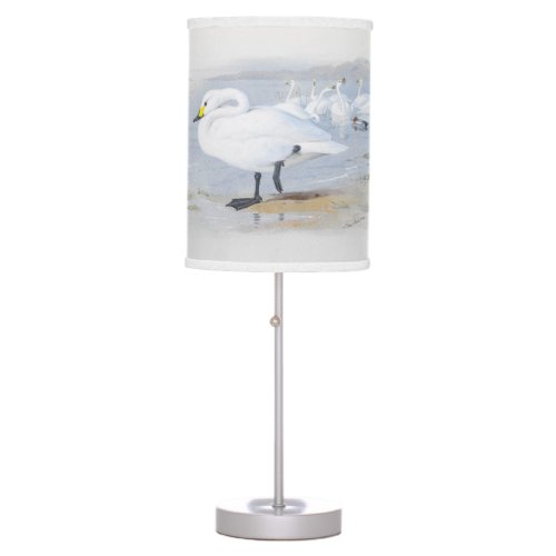  Bewicks swan Birds illustration Table Lamp