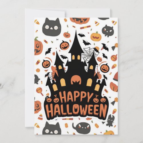 Bewitch Festive Happy Halloween  Holiday Card