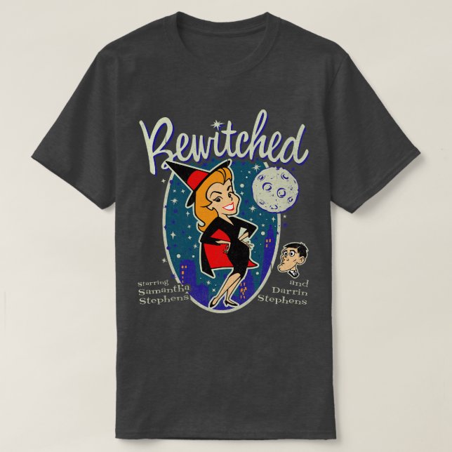Bewitched With Darrin Vintage Worn T-Shirt (Design Front)
