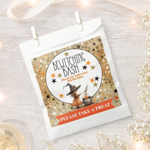 Bewitching Bash Girls Birthday Favor Bag