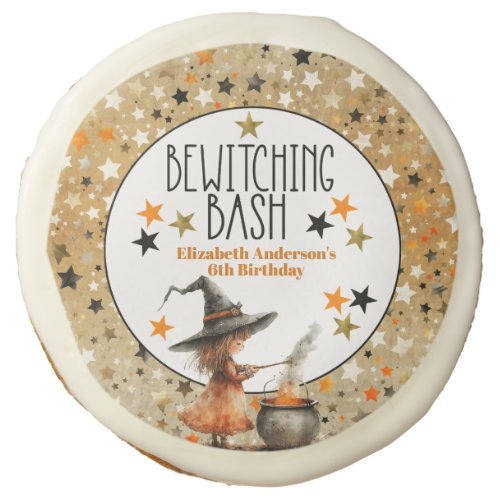 Bewitching Bash Girls Birthday Sugar Cookie