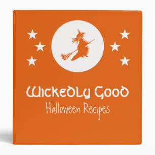 Bewitching Halloween Binder (1.5 inch), Orange