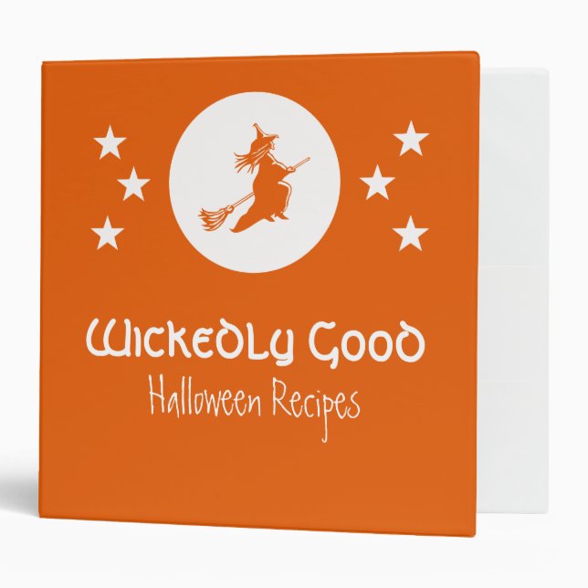 Bewitching Halloween Binder (2 inch), Orange (Front/Inside)