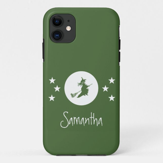 Bewitching Halloween BT iPhone 5 Case, Green Case-Mate iPhone Case (Back)