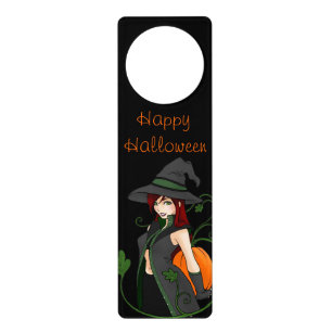 Bewitching Halloween Door Hanger