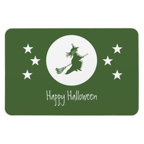 Bewitching Halloween Flexi Magnet Green Magnet