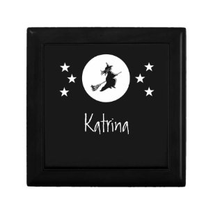 Bewitching Halloween Gift Box, Black Jewelry Box
