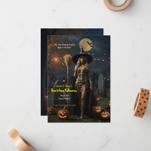 Bewitching Halloween  Note Card