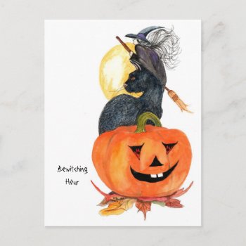 Bewitching Hour Postcard by glorykmurphy at Zazzle