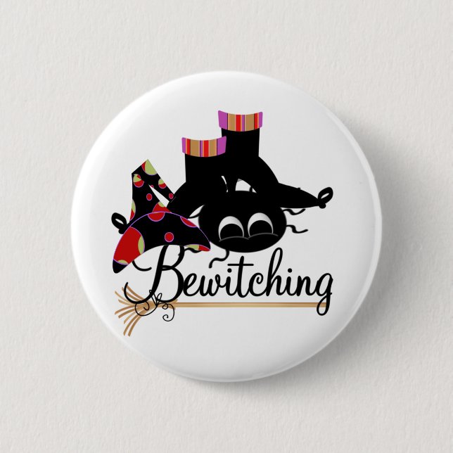 Bewitching Pinback Button (Front)