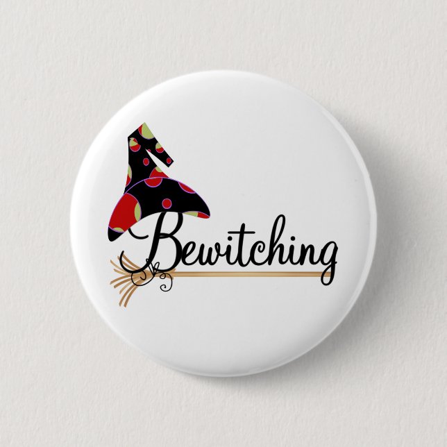 Bewitching Pinback Button (Front)