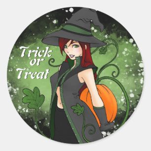 Bewitching Trick-or-Treat Stickers