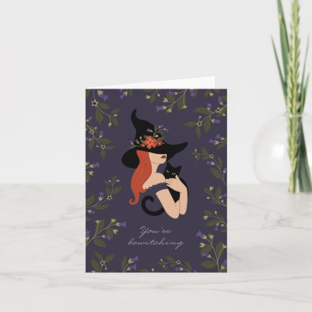 Bewitching Witch Card (Front)