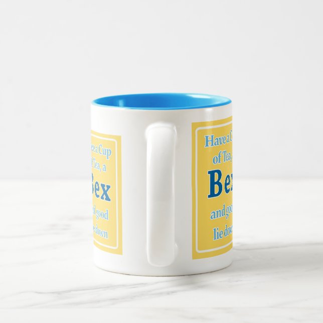 BEX and a good lie down mug (Handle)