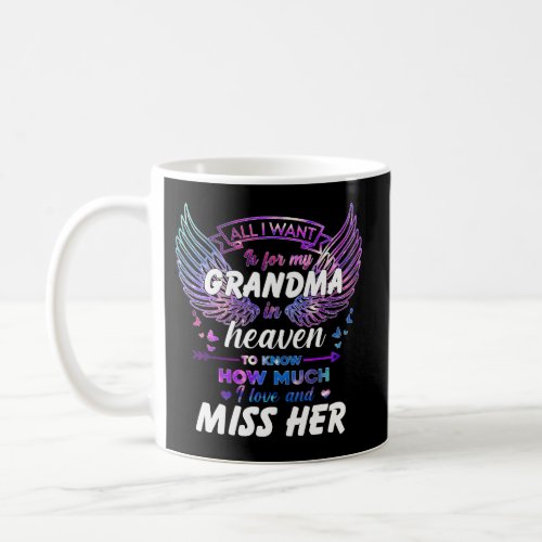 Beyj Memory Grandma All I Want Is For My Grandma I Coffee Mug