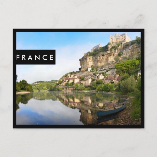 Beynac_et_Cazenac and Dordogne border postcard