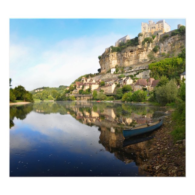 Beynac-et-Cazenac and Dordogne river photo print (Front)