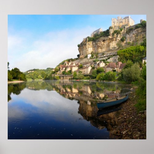 Beynac_et_Cazenac and Dordogne river poster