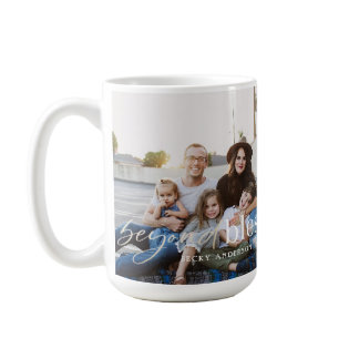 Beyond Blessed Gold Foil 5 Photo  Coffee Mug