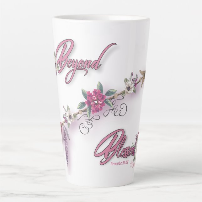 Beyond Blessed Latte Mug (Front)