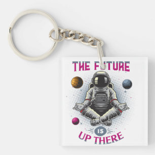 Beyond Boundaries: Future is Up There - Astronaut Keychain