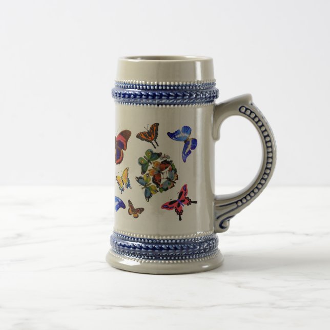 Beyond Butterflies Beer Stein (Right)